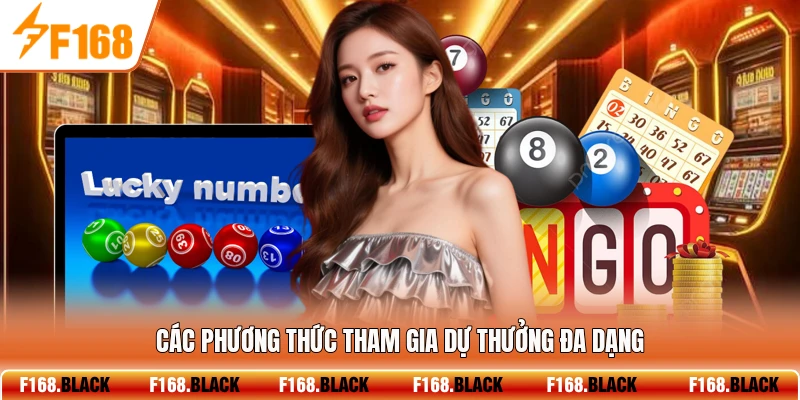 Các phương thức tham gia dự thưởng đa dạng